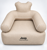 BISONBERG | Premium Inflatable Camping Air Sofa, Outdoor & Indoor Camping Sofa with Back Armrest, Inflatable Couch Camping for Indoor, Outdoor, Party, Travel, Beach
