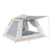 BISONBERG Outdoor Camping Tent for Fishing Travel Hiking Hunting Camping Room & Superior Air Waterproof Folding Pop Up Tent Camping (3-4 Person Tent) image 0