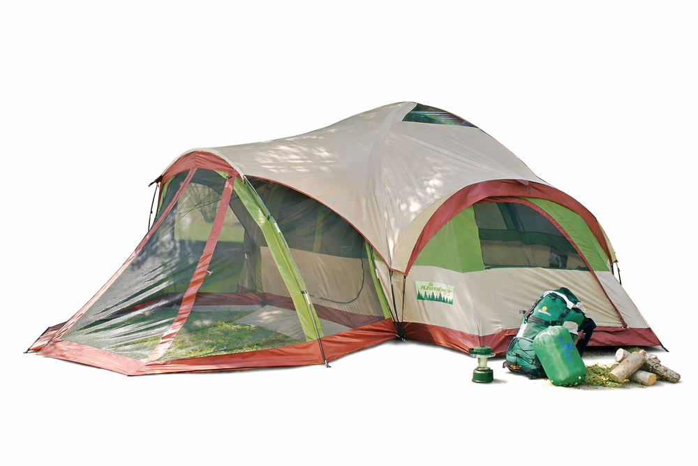 6 Person Waterproof Family Camping Tent with Extended Porch & Large Mesh Ventilation | All-Weather Outdoor Dome Tent image 0