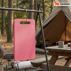 Bisonberg Compact Camping Cutting Board (25×16 cm) – Portable Outdoor Chopping Board with Handle image 1