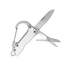 Bisonberg 6-in-1 Multifunctional EDC Tool – Folding Knife, Scissors, Carabiner Keychain & More image 0