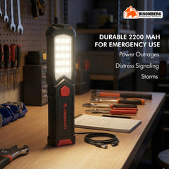 Rechargeable LED Work Light – Portable Magnetic COB Flashlight image 1