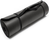 BISONBERG Yoga Mats For Women yoga mat for men Exercise mat for home workout yoga mat for women gym Non-Slip Mat for Men & Women Fitness - 15 mm Black 1 Piece image 0