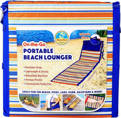 Portable Beach Mat Reclining Lounge Chair image 1