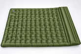 BISONBERG Double Camping Infatble 2- Person Sleeping Pad With Built-In Foot Pump for Comfortable & Outdoor Sleeping Mattres