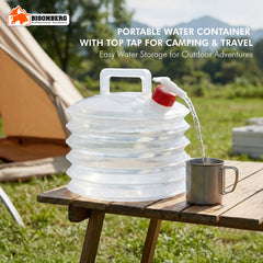 Collapsible Water Container – Portable Foldable Camping Jug with Tap image 1