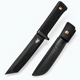 Long Blade Tactical Fixed Knife with Sheath | Heavy Duty Survival & Hunting Knife for Outdoor Use – Bisonberg