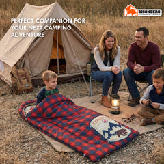 Kids Camping Sleeping Bag – Warm Outdoor Adventure Sleeping Sack image 5