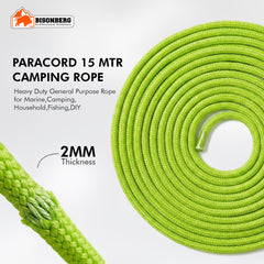 Durable Utility Paracord Rope – 30 ft Strong Camping Cord image 2