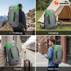45L Hiking Backpack Waterproof Travel Rucksack – Lightweight Trekking & Camping Bag image 3