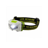 BISONBERG Headlamp Flashlight Long Range Head Light for Outdoor Camping Running Cycling Fishing - Non Reachageable Battery image 0