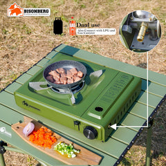 Camping Portable Gas Stove 2900W | Butane Gas Chulha for Outdoor Travel Stove, Trekking With 4 Butane Gas Canister image 3