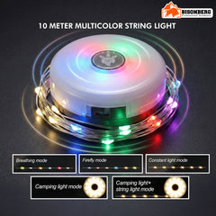 Multi-Function Camping Lamp with LED Light String – Portable Outdoor Light image 3