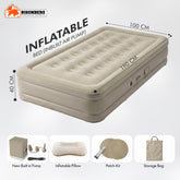 Inflatable Air Mattress with Built-In Pump – Comfortable Camping Bed image 1