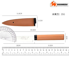BISONBERG Kitchen Knife/Utility Knives for Kitchen Home & Office Use Ideal for Portable, Travel - Black image 1