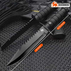 BISONBERG Kitchen Knife/Utility Knives for Kitchen Home & Office Use Ideal for Portable, Travel - Black (Manual) with Cover image 2
