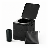 Portable Camping Toilet – Foldable Outdoor Travel Toilet Seat image 0