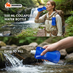 Collapsible Water Bottle – Portable Foldable Travel Flask image 3