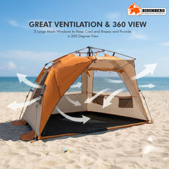 Automatic Pop-Up Camping Tent with Carry Bag – Waterproof Outdoor Family Shelter image 3