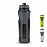 Premium Sports Water Bottle | Leakproof Squeeze Bottle | BPA-Free Gym & Cycling Hydration Bottle (Black/Grey) image 0
