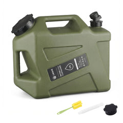 12L Portable Water Container with Spout & Dual Handles – Heavy-Duty Outdoor Water Can (Green) image 0