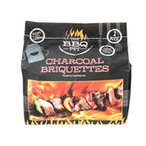 Bisonberg BBQ Charcoal Briquettes – 1KG | Long-Lasting Heat for Outdoor Grilling & BBQ image 0