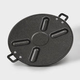 Non-Stick BBQ Grill Plate for Roasting, Cooking - Portable Stovetop, Indoor Outdoor Garden Camping, DIY Korean Barbecue Grill Pan Black
