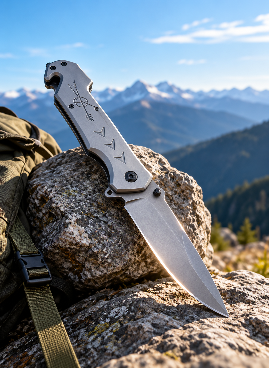 BISONBERG Premium Multi-functional Folding  Pocket knife for camping,hiking, and outdoor|
