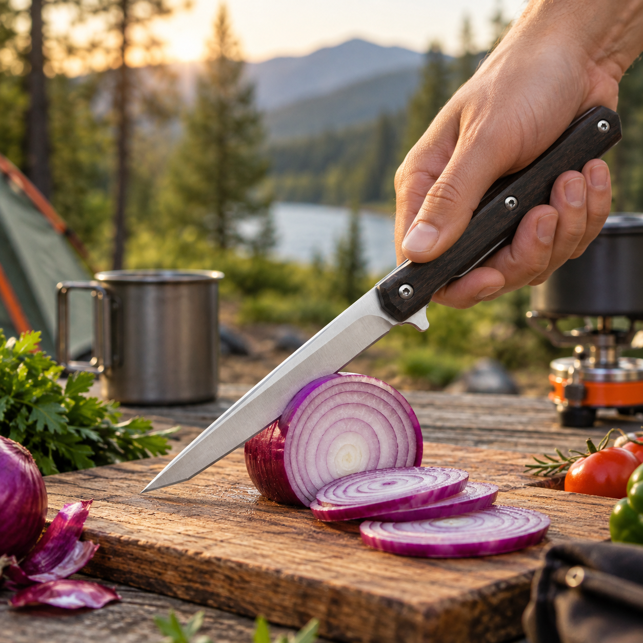 Bisonberg Premium Folding Pocket Knife Stainless Steel EDC Camping & Outdoor Knife