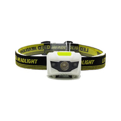 BISONBERG Headlamp Flashlight Long Range Head Light for Outdoor Camping Running Cycling Fishing - Non Reachageable Battery image 2