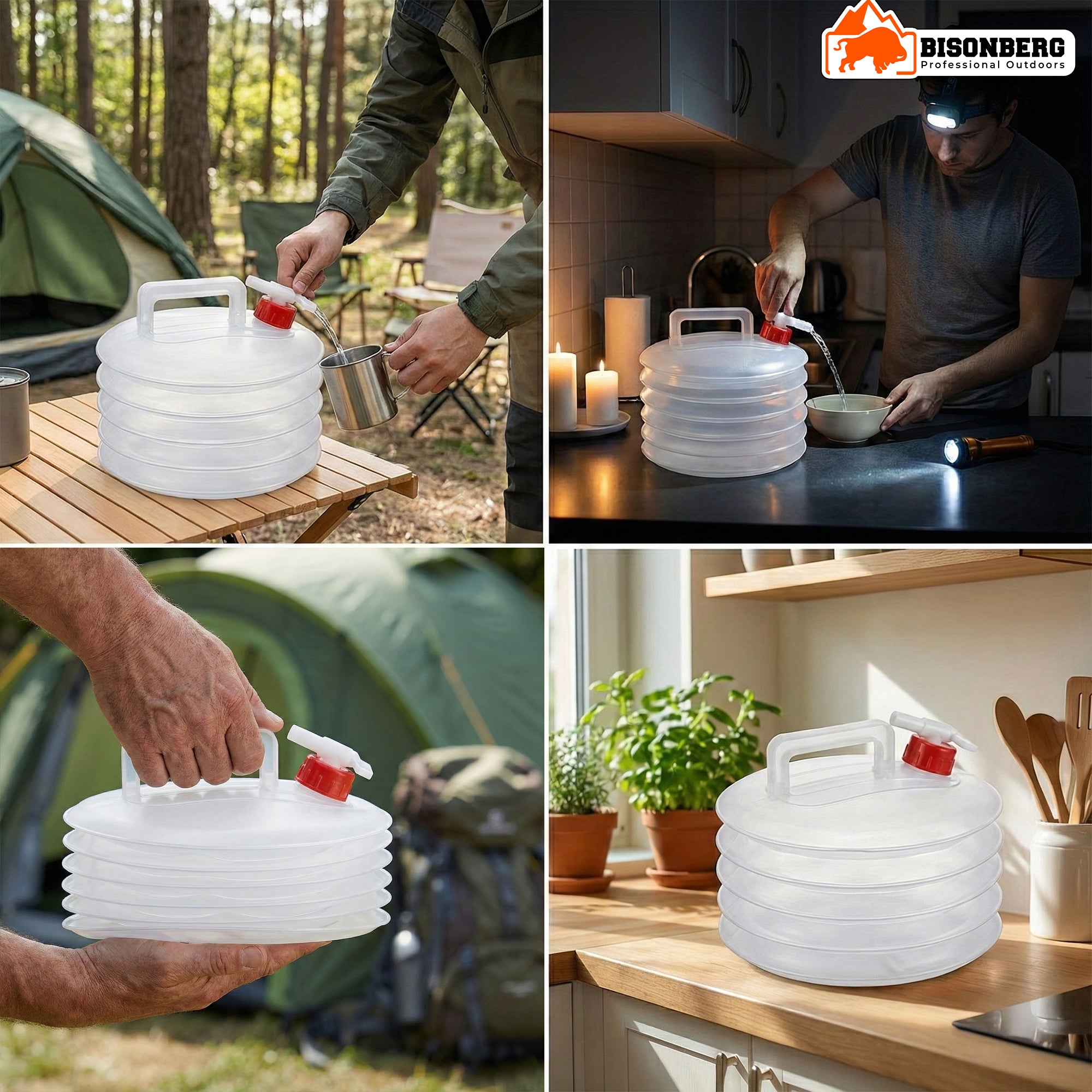 Collapsible Water Container – Portable Foldable Camping Jug with Tap image 5