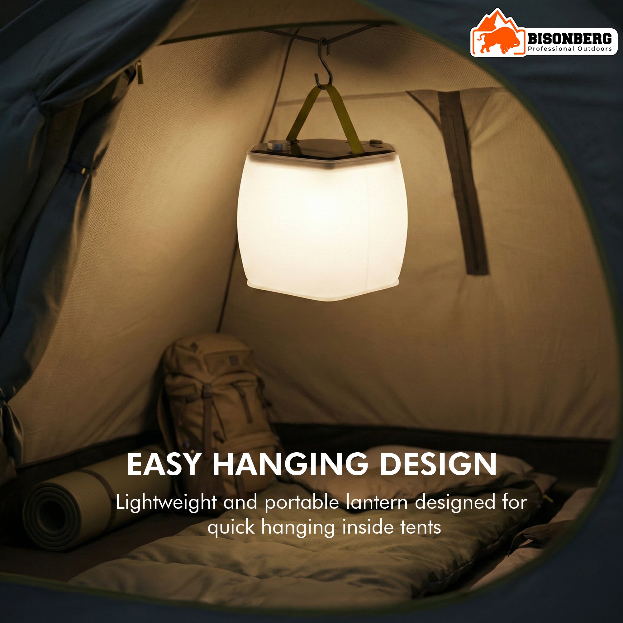Rocktrail Solar Camping Lantern – Portable Outdoor LED Light image 2