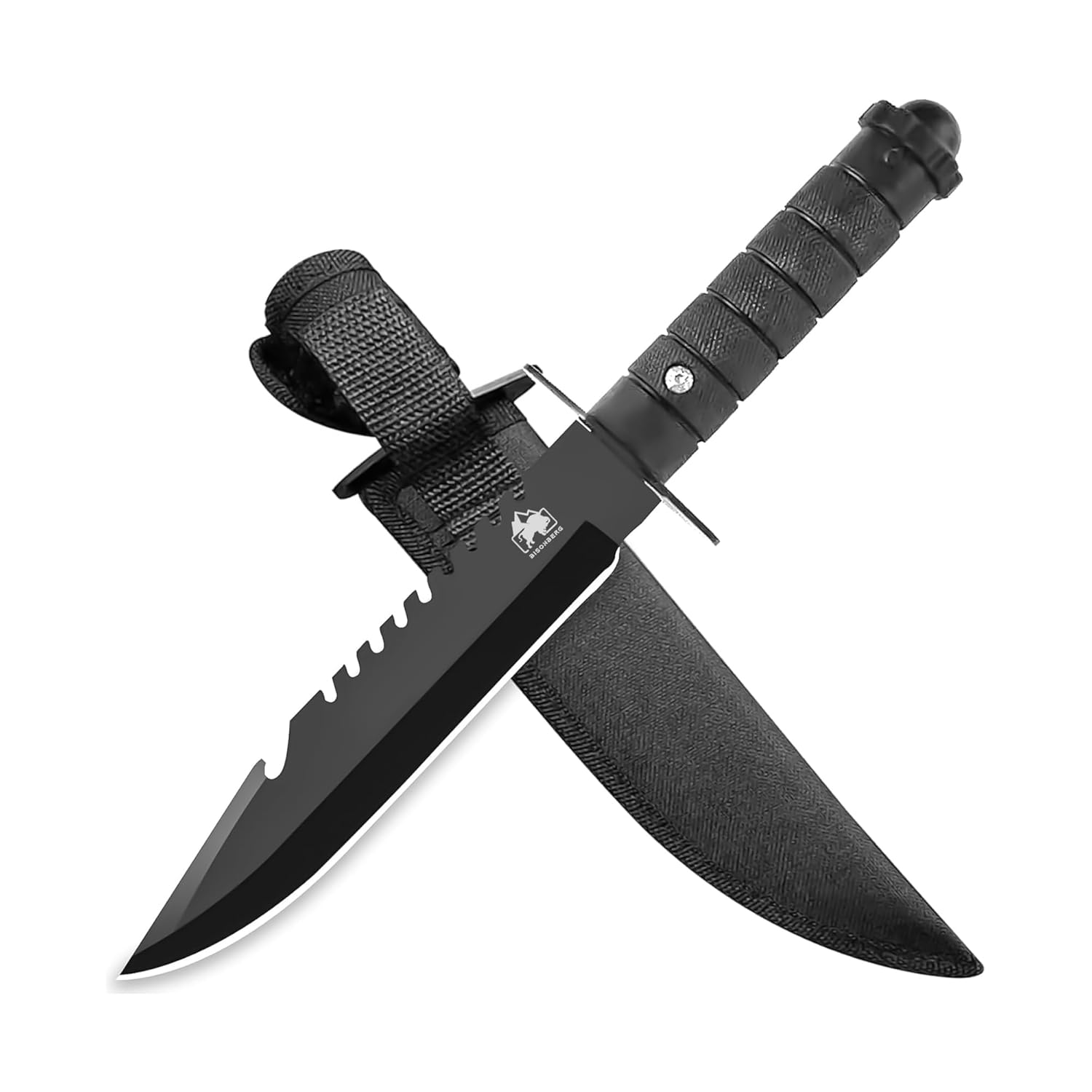 BISONBERG Kitchen Knife/Utility Knives for Kitchen Home & Office Use Ideal for Portable, Travel - Black (Manual) with Cover image 0