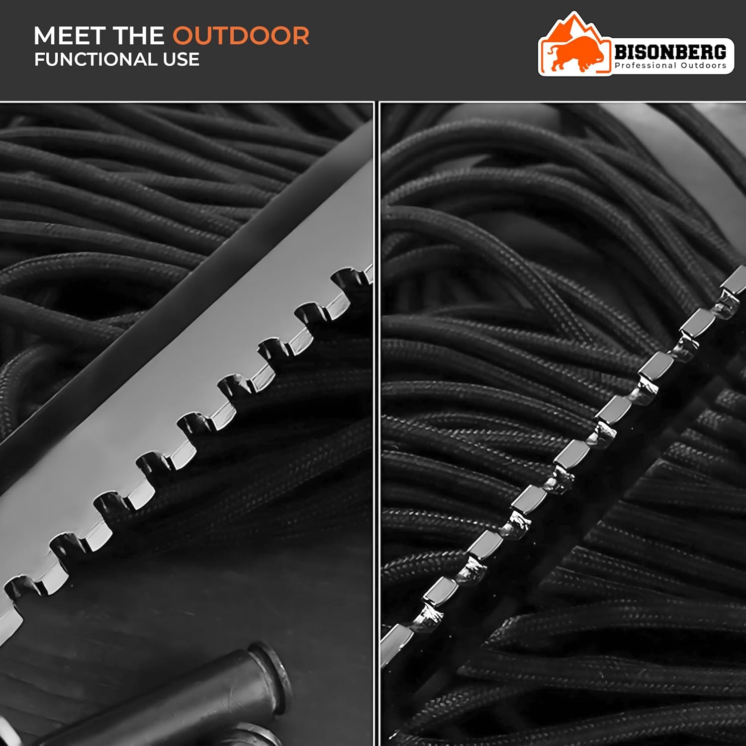 BISONBERG Kitchen Knife/Utility Knives for Kitchen Home & Office Use Ideal for Portable, Travel - Black (Manual) with Cover image 4
