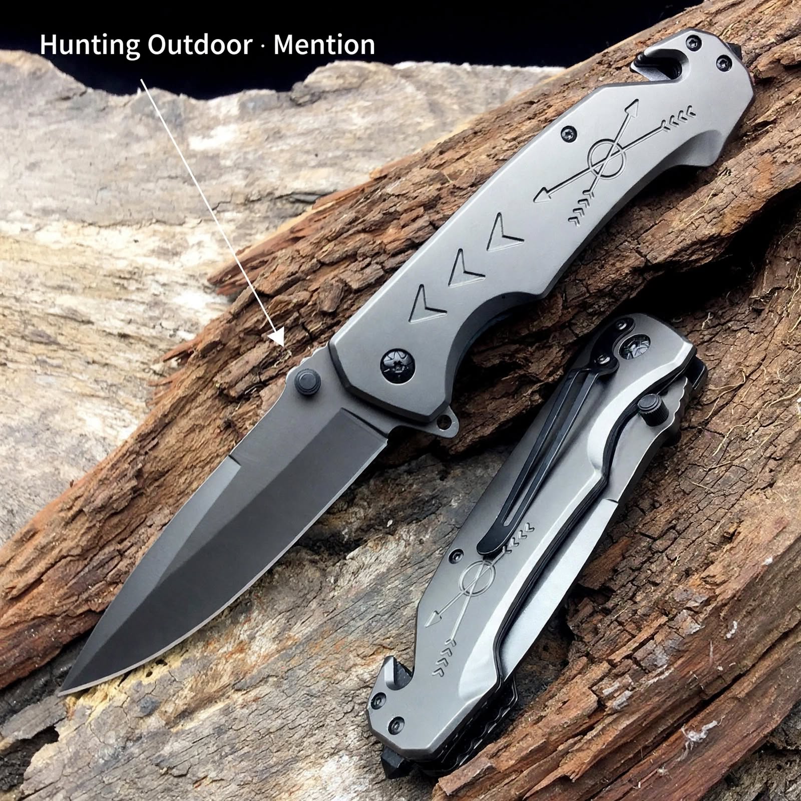 BISONBERG Premium Multi-functional Folding  Pocket knife for camping,hiking, and outdoor|