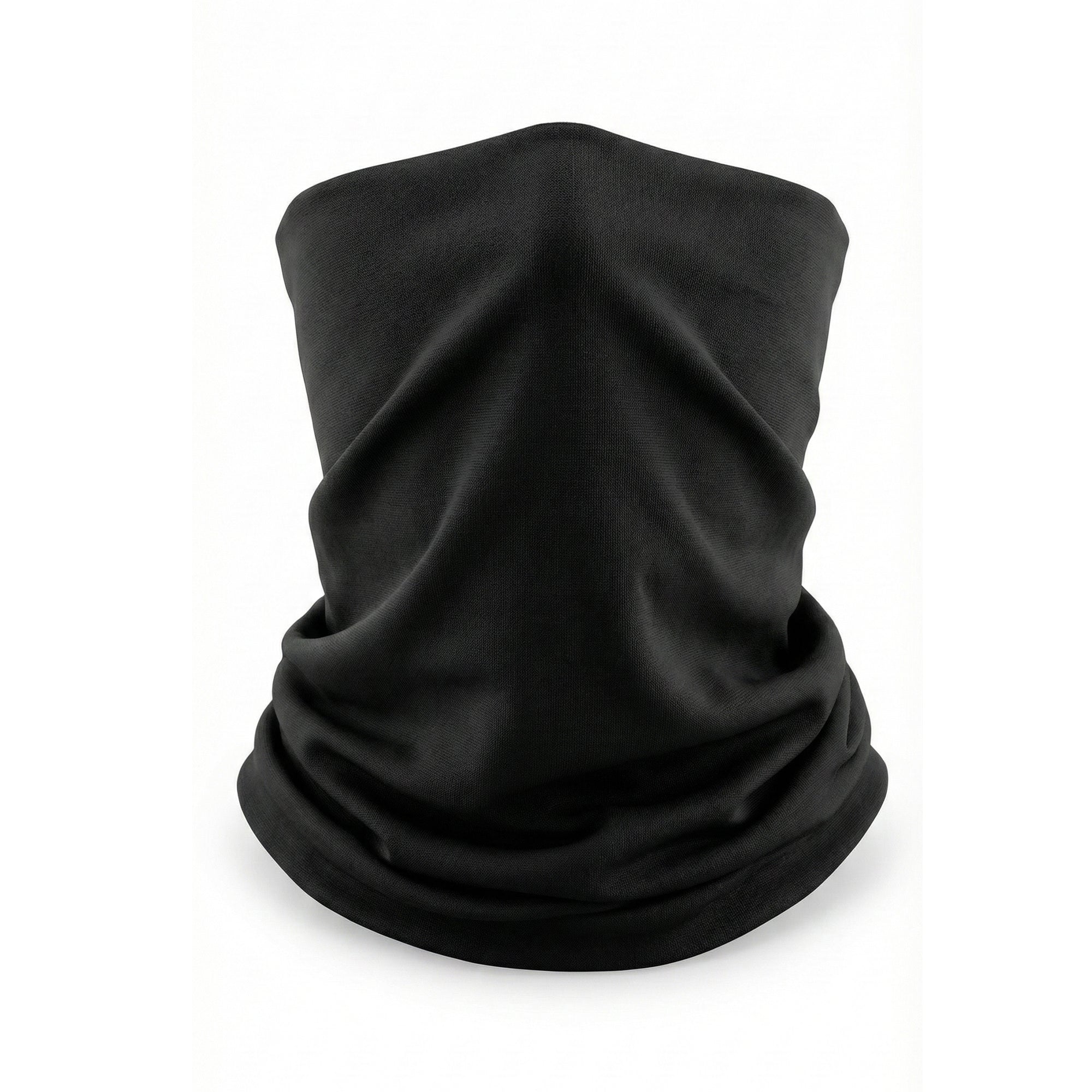 Black Neck Gaiter (Bandana) – Multifunctional Outdoor Face & Head Wrap image 0