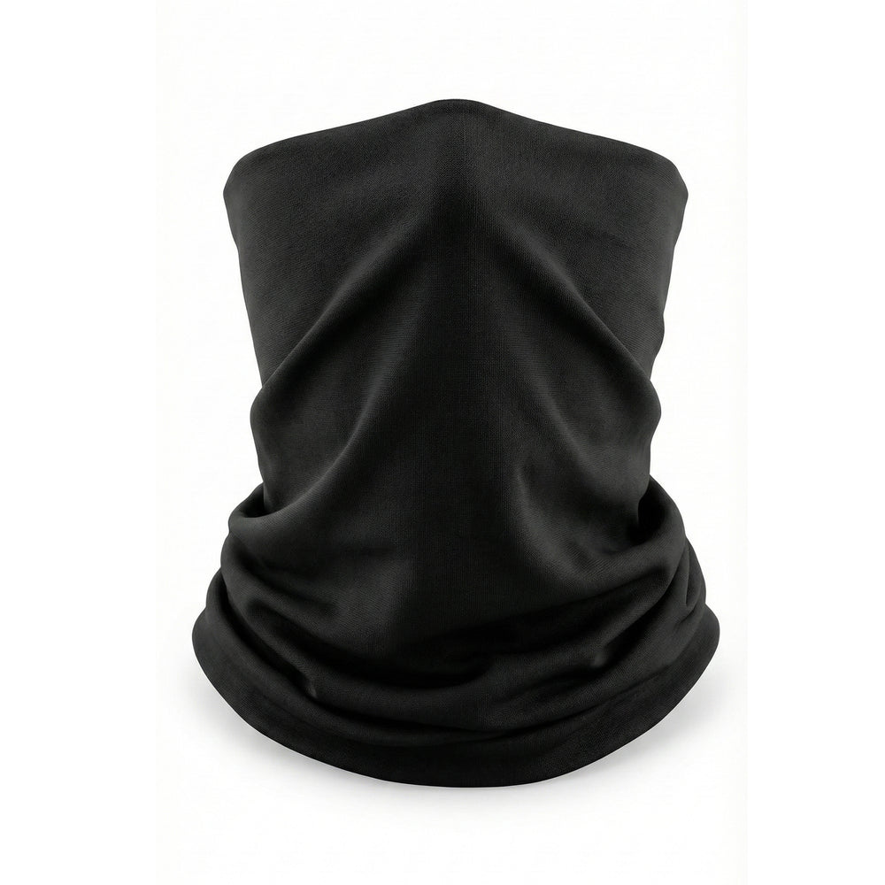 Black Neck Gaiter (Bandana) – Multifunctional Outdoor Face & Head Wrap image 0