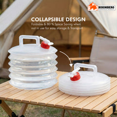 Collapsible Water Container – Portable Foldable Camping Jug with Tap image 2