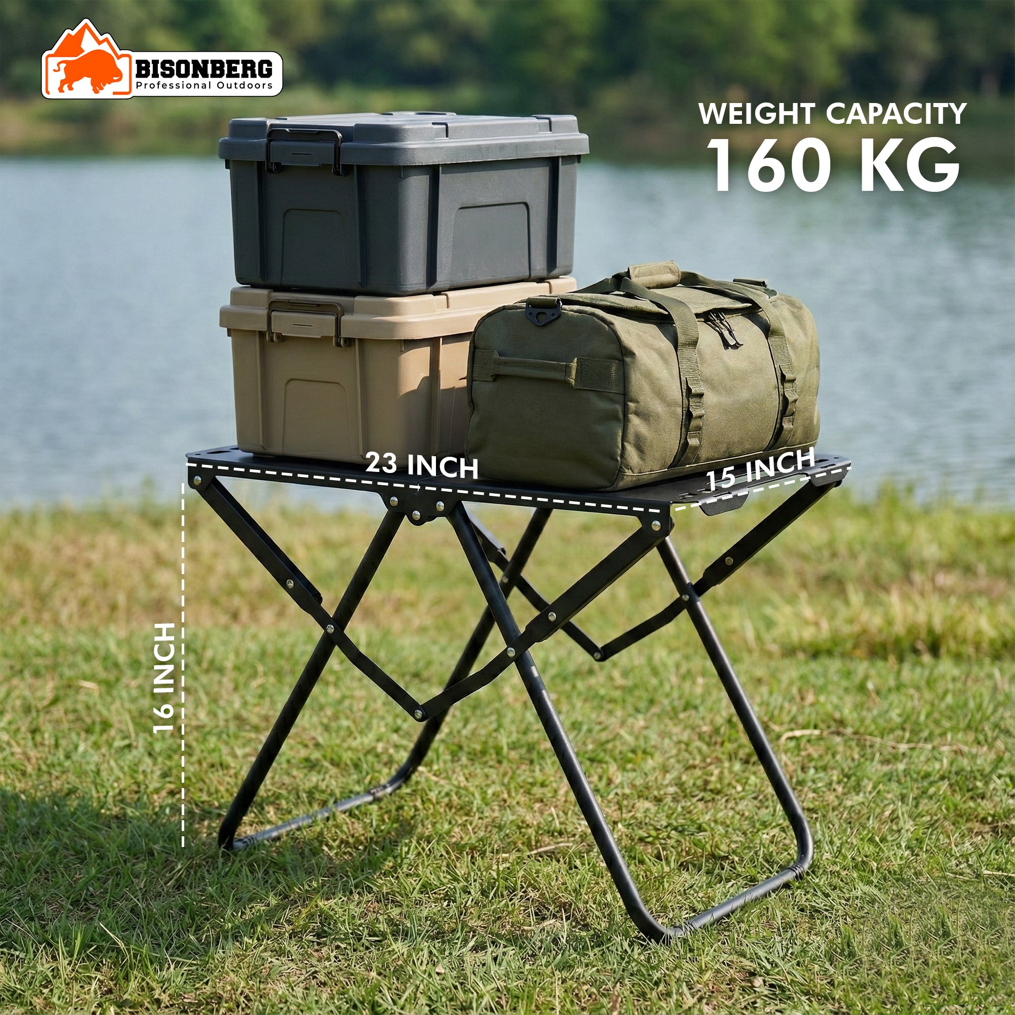 Portable Foldable Table for Camping, Hiking & Travel” image 4