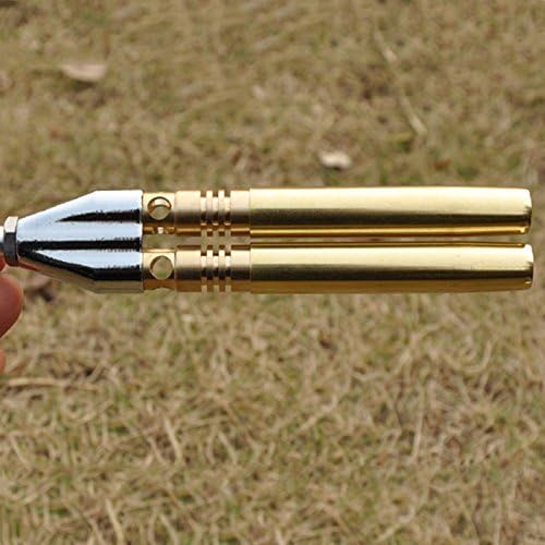Generic Manual BBQ Blowtorch Cooking Soldering Butane Gas Torch Flame Full Copper Double Tube Ignition High Temperature Spray Gun image 1
