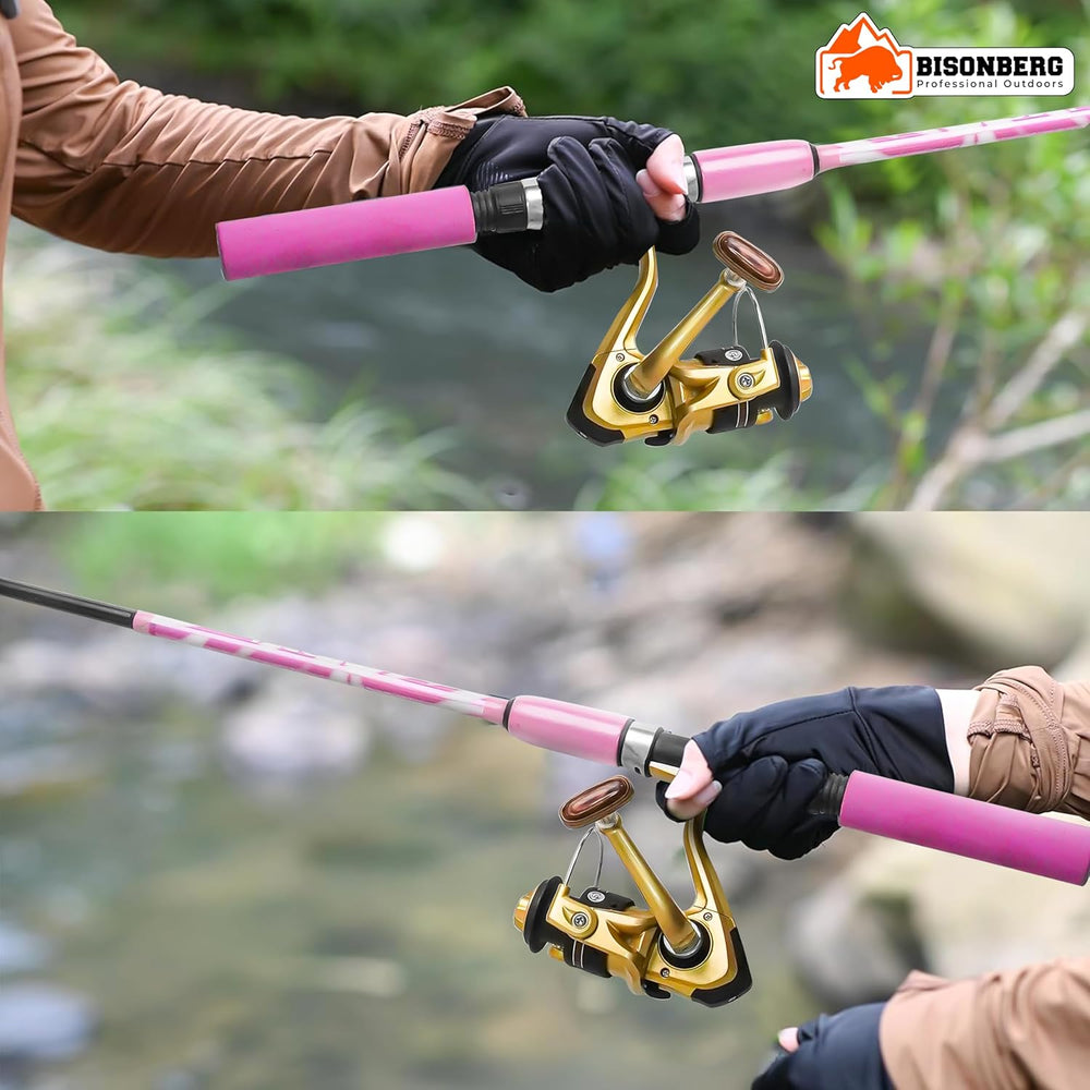 BISONBERG Tournament Quality Spinning Fishing Rod Set With Reel 210Cm image 5
