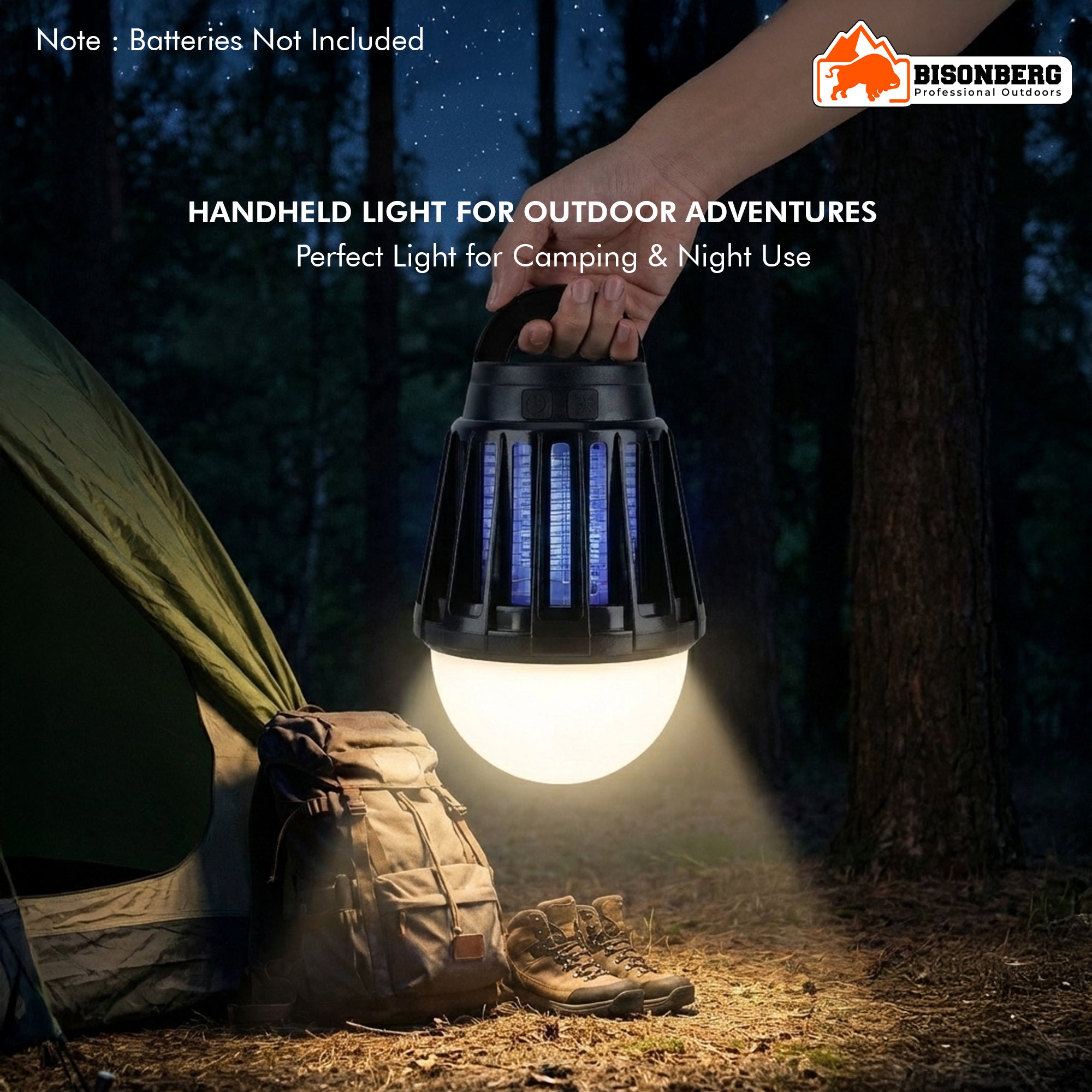 Camping Lantern with Mosquito Killer – 2-in-1 Bug Zapper Light image 5
