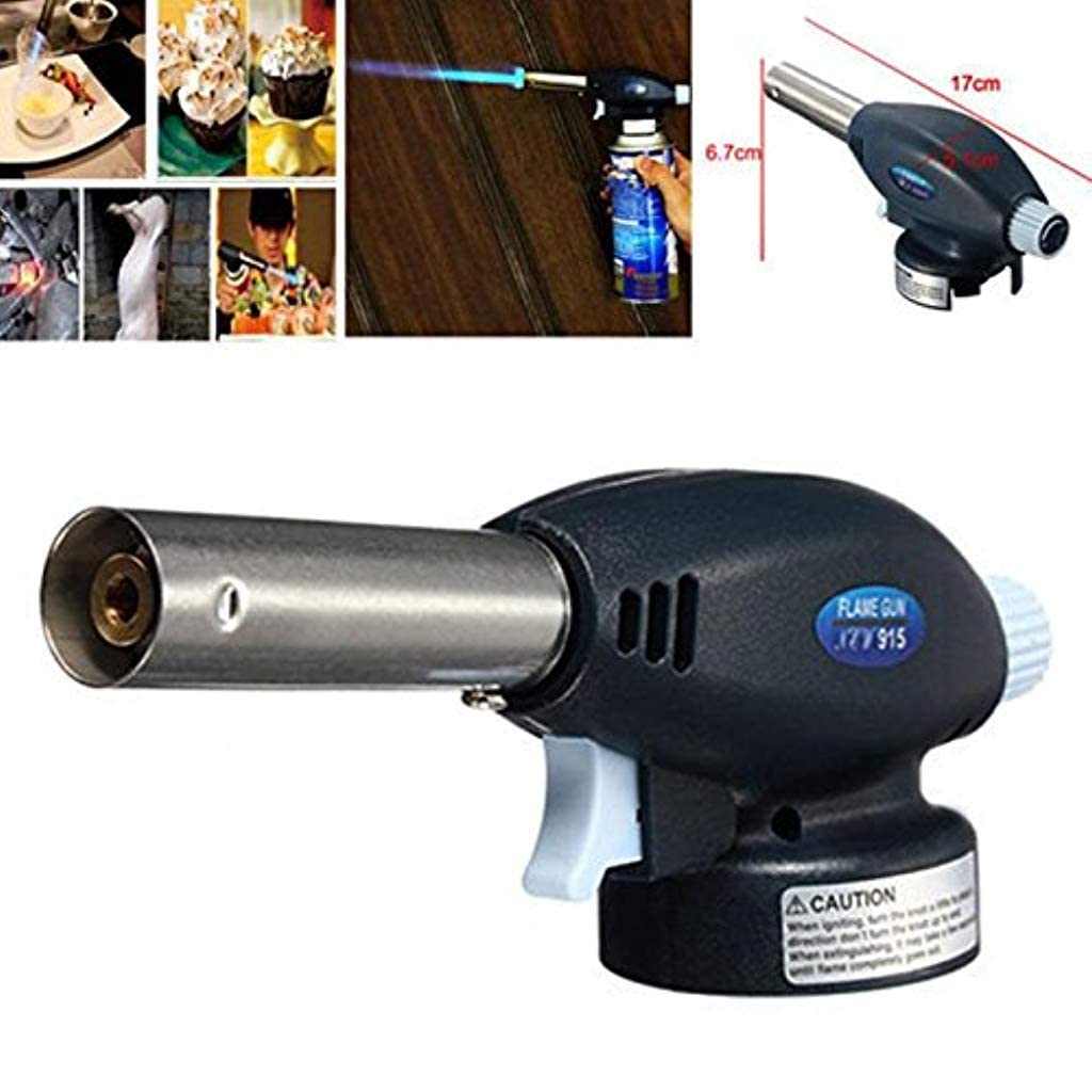 Flamethrower Butane Burner Auto Ignition Camping Weldin Blow Torch for Creme Brulee, Kitchen, Cooking, BBQ image 4