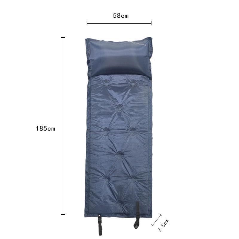 Camping Outdoor Single Foldable Roll Up Memory Foam Sleeping Pad Air Bed Self Inflatable Camping Mattress for Tent, Multicolour image 7