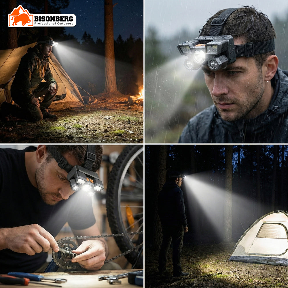 Rechargeable LED Headlamp – Ultra Bright Multi-Beam Headlight image 6