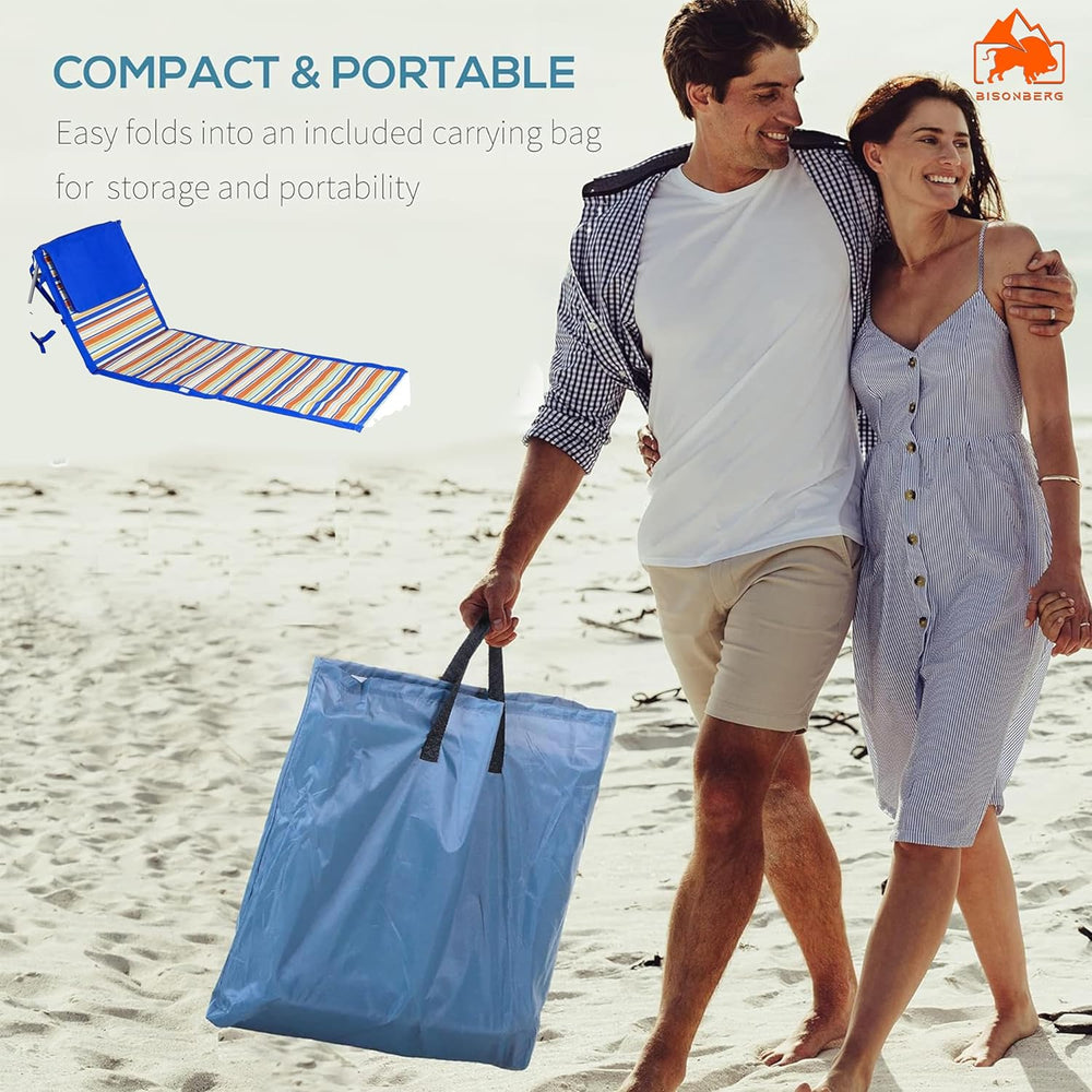 Portable Beach Mat Reclining Lounge Chair image 2