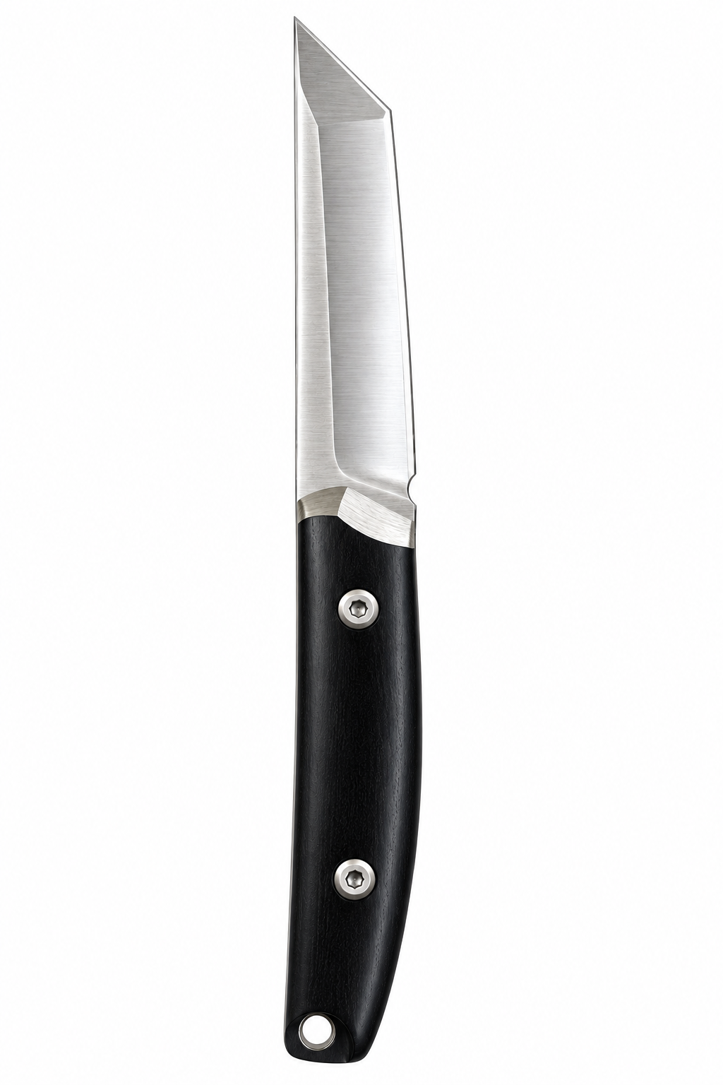 Bisonberg Fixed Blade Bushcraft Knife with Leather Sheath | Stainless Steel Camping & Outdoor Utility Knife