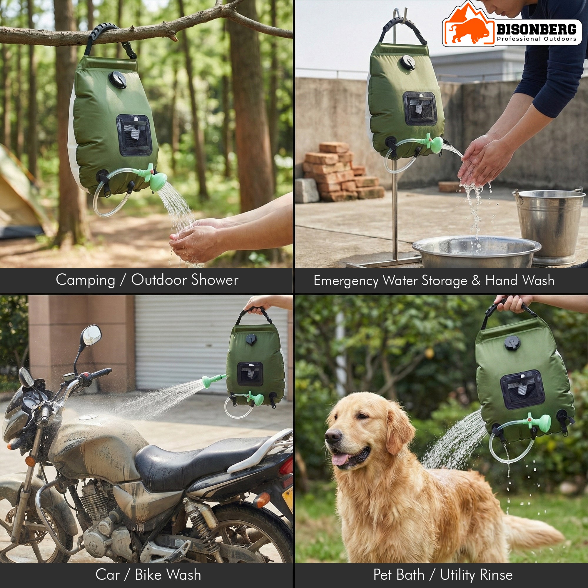 Portable Camping Shower Bag – Outdoor Heated Water Shower image 5