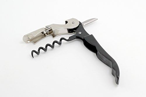 Metal Double Hinged Restaurant Waiter Quality Compact Corkscrew with Foil Cutter. image 0