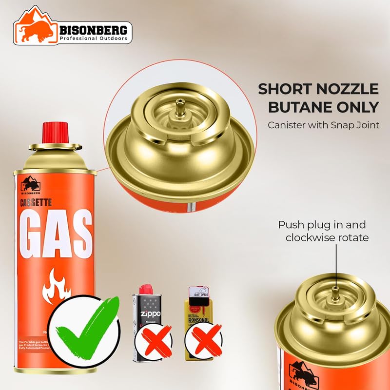 Cloudberry Automatic Camping Gas Torch Blowtorch Welding Flame Gun Food Gun Butane Gun Torch with Butane Gas Canister 225 GM (Flame Gun with 2 Butane Canister) image 4